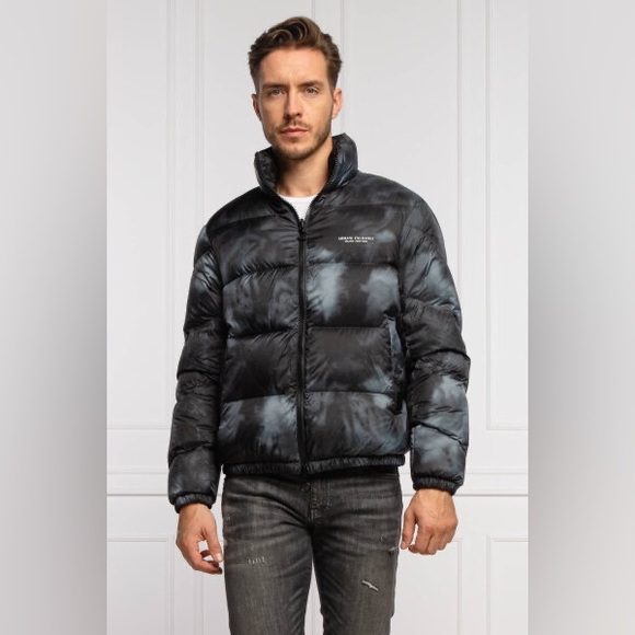 Armani Exchange Puffer Jacket Green Black Reversible 6KZBL3A ZNMKZ 02CA - Picture 11 of 16